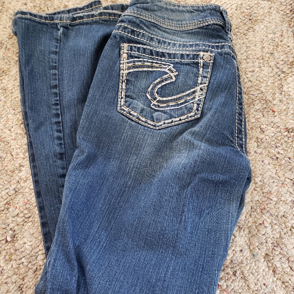 Silver jeans